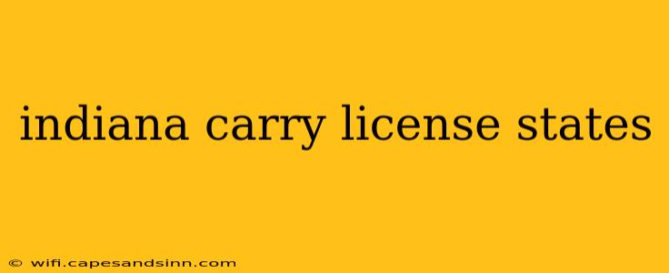 indiana carry license states