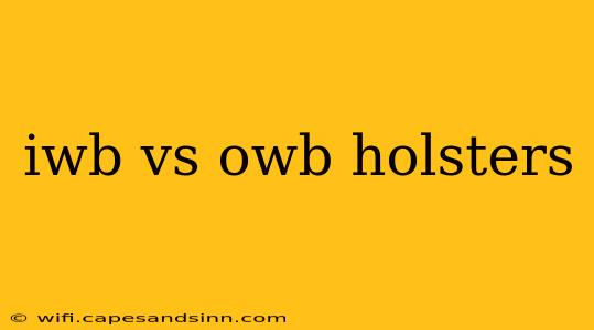 iwb vs owb holsters