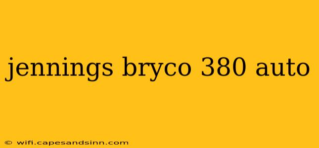 jennings bryco 380 auto