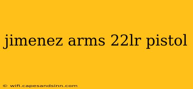 jimenez arms 22lr pistol