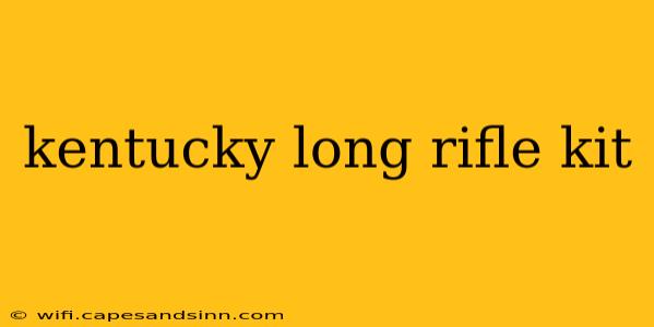 kentucky long rifle kit