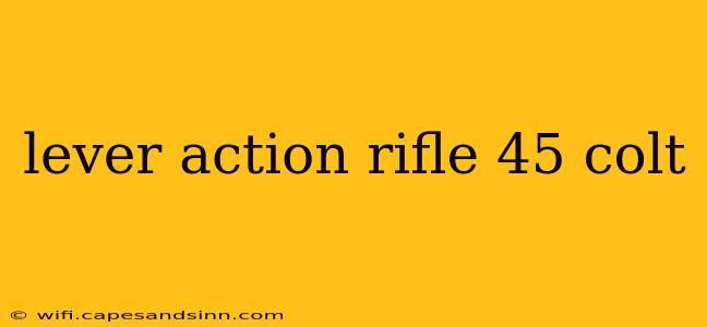 lever action rifle 45 colt