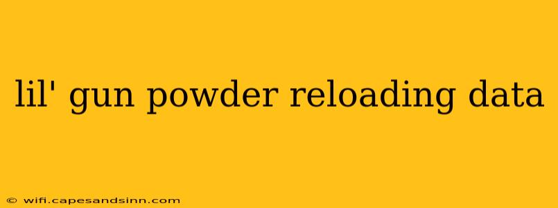 lil' gun powder reloading data