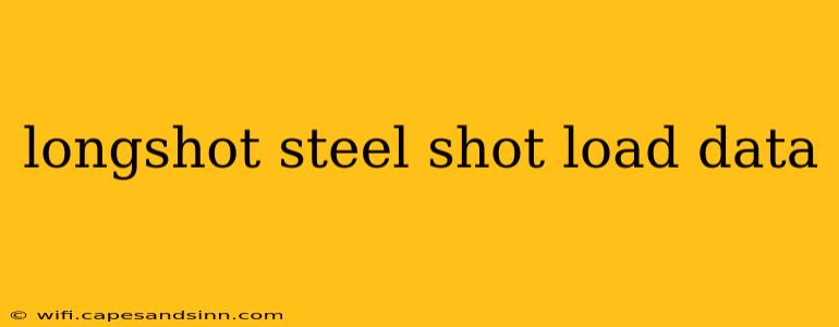 longshot steel shot load data