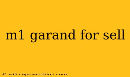 m1 garand for sell