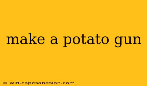 make a potato gun