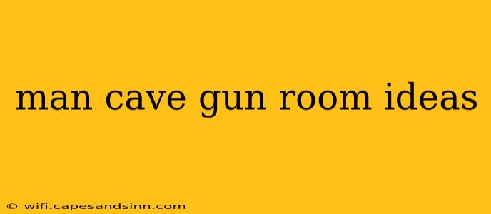 man cave gun room ideas