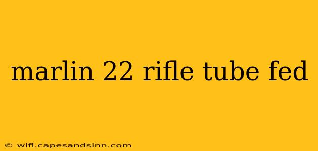 marlin 22 rifle tube fed