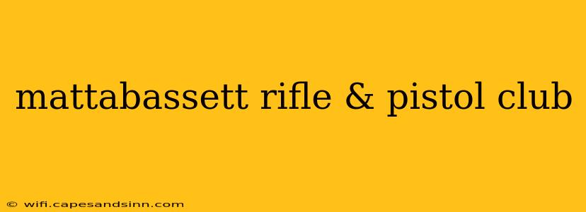 mattabassett rifle & pistol club