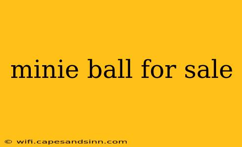 minie ball for sale