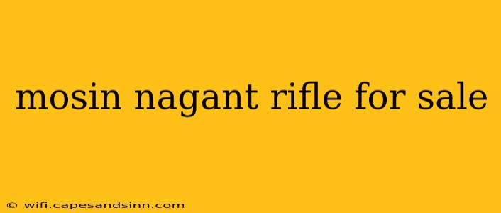 mosin nagant rifle for sale