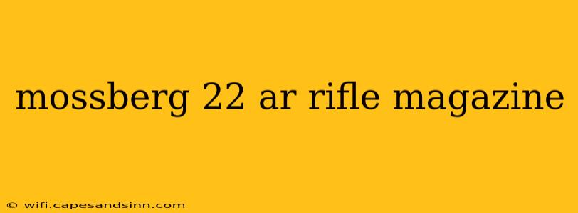 mossberg 22 ar rifle magazine