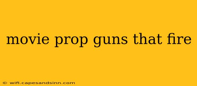 movie prop guns that fire