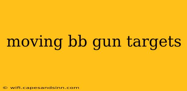 moving bb gun targets