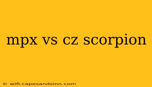 mpx vs cz scorpion