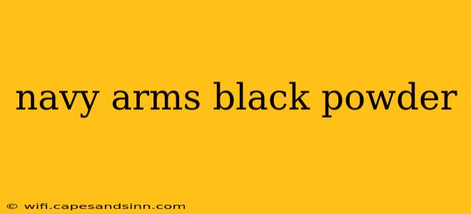 navy arms black powder