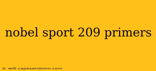 nobel sport 209 primers