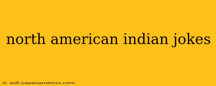 north american indian jokes