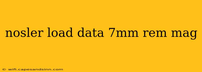 nosler load data 7mm rem mag