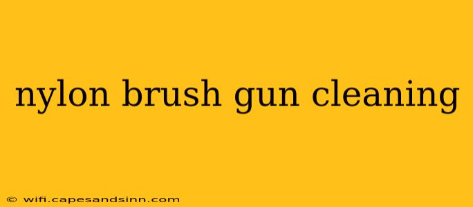 nylon brush gun cleaning