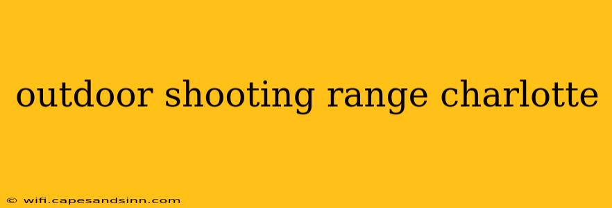 outdoor shooting range charlotte