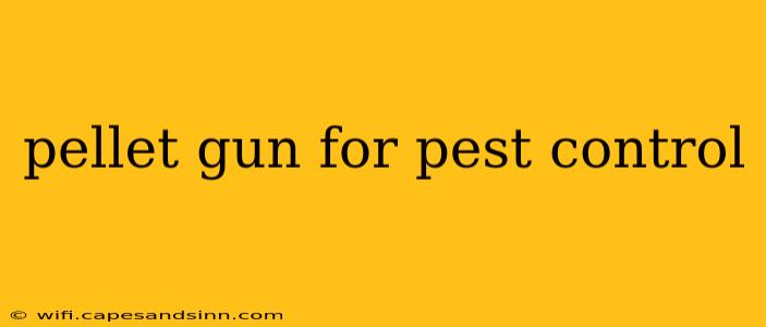 pellet gun for pest control