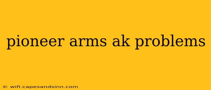 pioneer arms ak problems