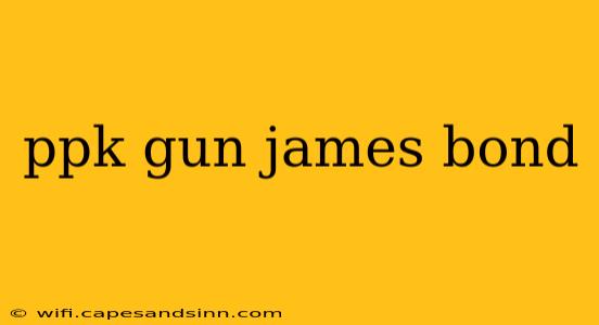 ppk gun james bond