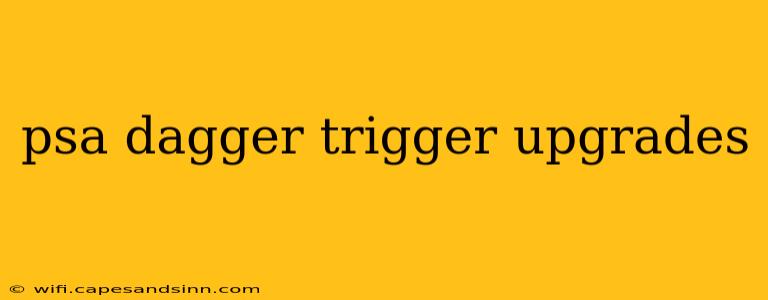 psa dagger trigger upgrades