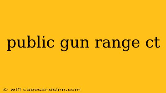 public gun range ct