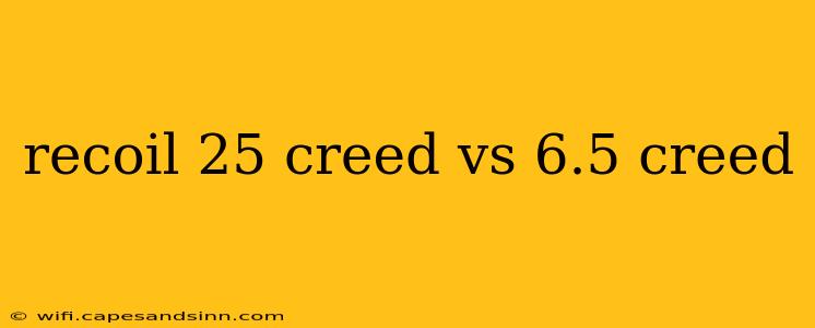 recoil 25 creed vs 6.5 creed