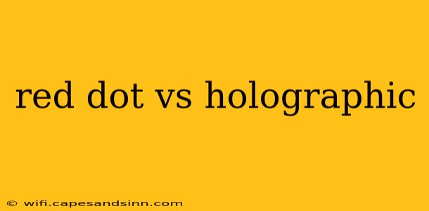 red dot vs holographic