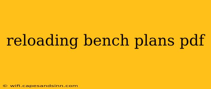 reloading bench plans pdf