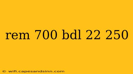 rem 700 bdl 22 250