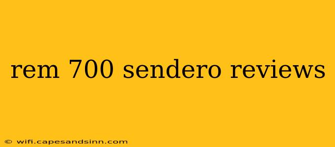 rem 700 sendero reviews