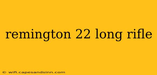 remington 22 long rifle