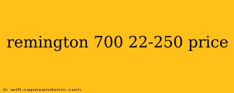 remington 700 22-250 price