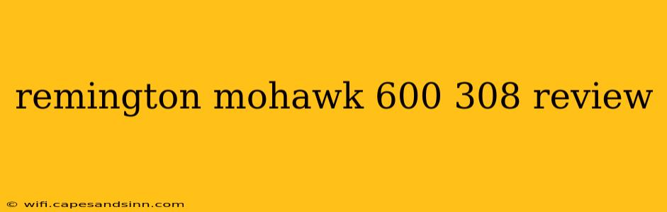 remington mohawk 600 308 review