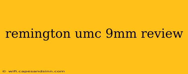 remington umc 9mm review