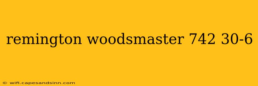 remington woodsmaster 742 30-6