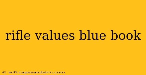 rifle values blue book