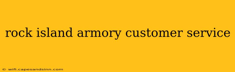 rock island armory customer service