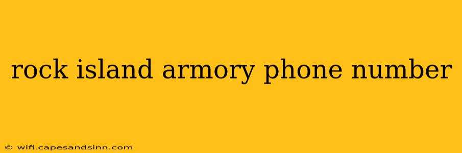 rock island armory phone number