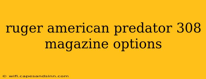 ruger american predator 308 magazine options