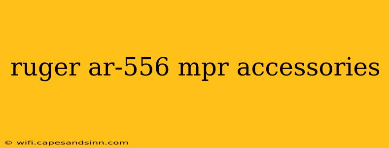 ruger ar-556 mpr accessories