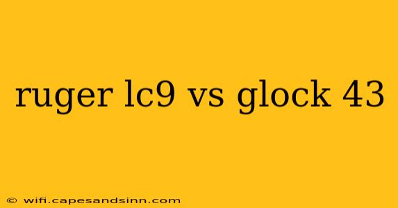 ruger lc9 vs glock 43