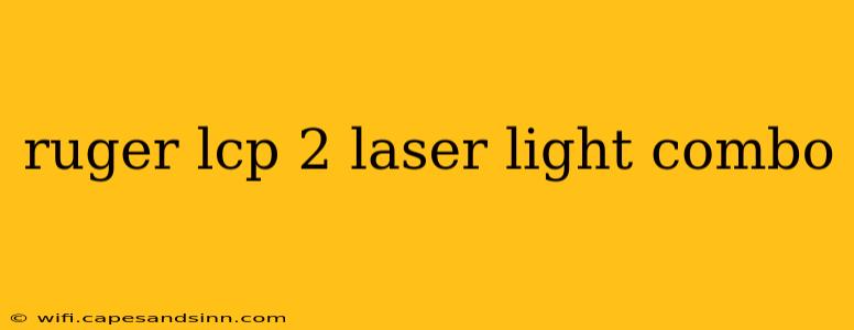 ruger lcp 2 laser light combo