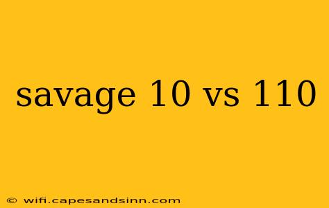 savage 10 vs 110