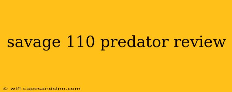 savage 110 predator review