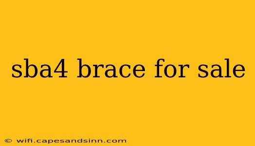 sba4 brace for sale